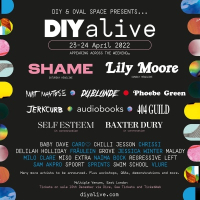 DIY Alive Festival, Lily Moore, Jelani Blackman, Self Esteem, Phoebe Green, Matt Maltese, Jerkcurb
