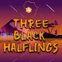 Three Black Halflings