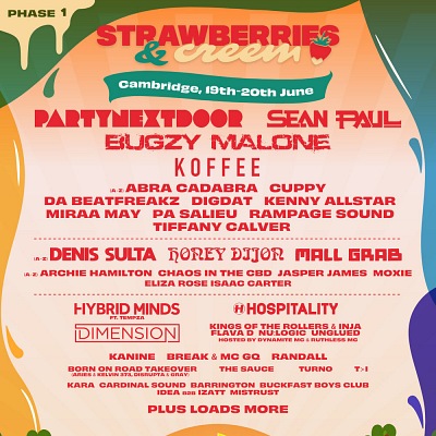 Strawberries and Creem Festival: Sean Paul, Koffee, DigDat, Pa Salieu and more