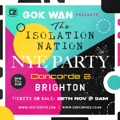 Gok Wan Presents: The Isolation Nation NYE Party